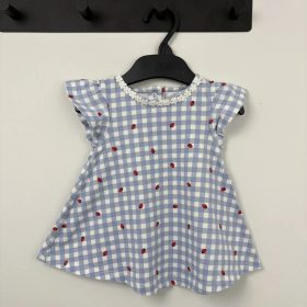 Baby Club kockás ruha 62