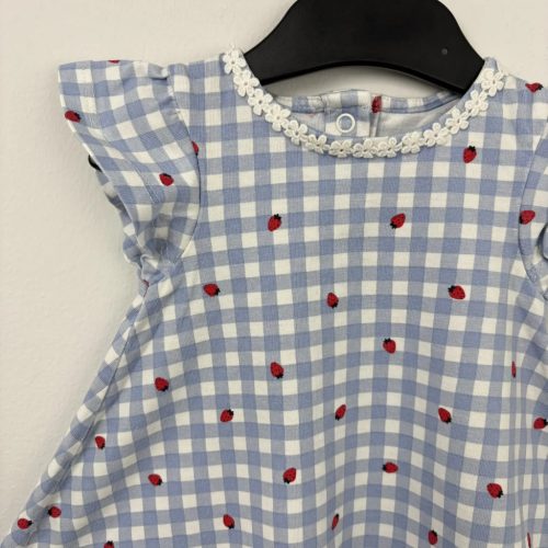 Baby Club kockás ruha 62