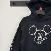 Zara Fekete Mickey egér kapucnis pulóver 122