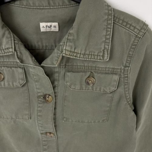 F&F Terepzöld farmerkabát 128