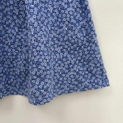 H&M kék virágos ruha 110-116