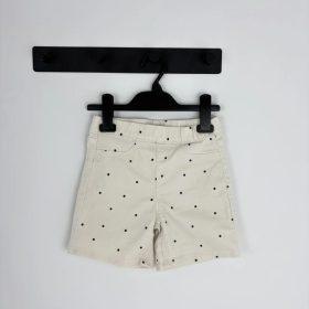 H&M pöttyös rövid farmernadrág 134