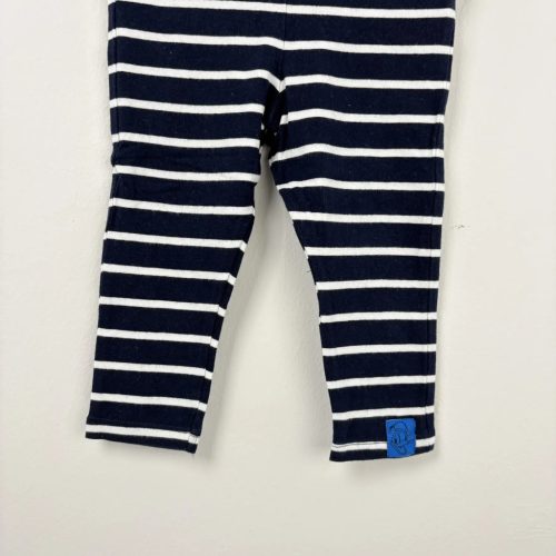 Disney Sötétkék csíkos leggings 74