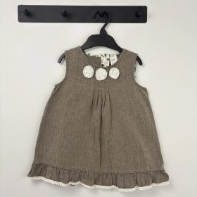 H&M Barna virágos ruha 86