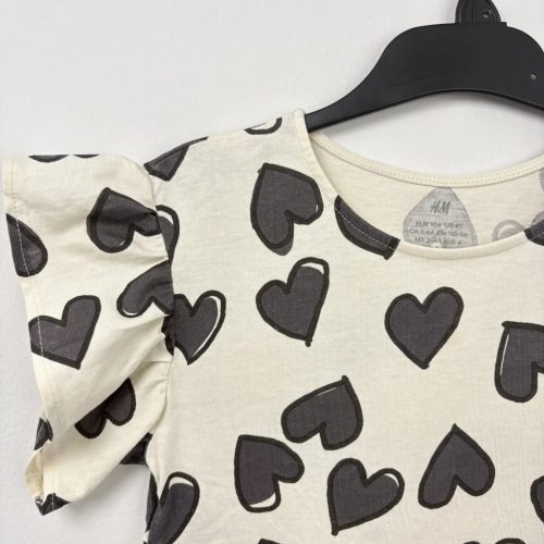 H&M szívecskés kislány ruha 104