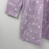 F&F Basics lila smile mintás ruha 92