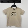 Off-White bézs mintás póló 92