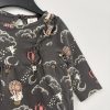 H&M Szürke mintás babaruha (68)