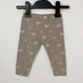 So Cute világosbarna virágos leggings 80