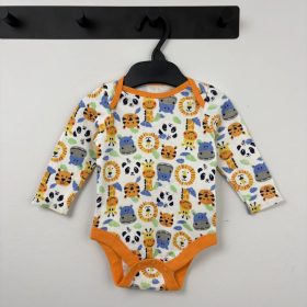 F&F állatmintás baba body 62