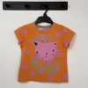 Next Narancssárga cicás-csillagos póló, lány (92-98)