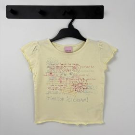   Cherokee Sárga „Time for Ice Cream!” póló, lány (104)