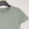 H&M Kekizöld basic póló, fiú (110-116)