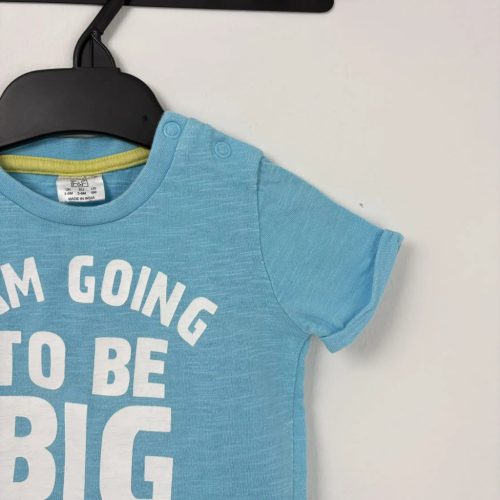 F&F kék feliratos póló, fiú (68)