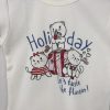 Benetton fehér Holiday mintás póló, lány (62)