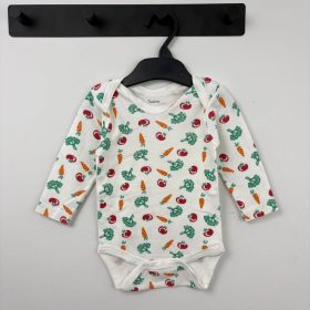 Impidimpi zöldség mintás baba body 62-68