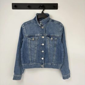 H&M kék farmerkabát 134