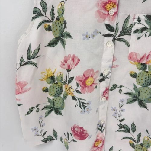 H&M virágos ujjatlan ing 158
