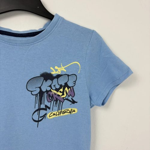 Little Kids világoskék gördeszkás póló, fiú (128)