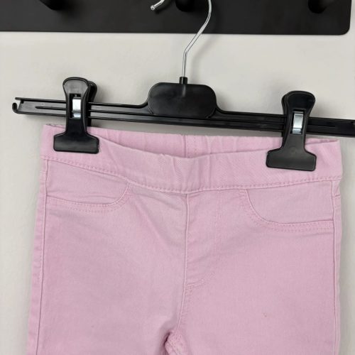 H&M Rózsaszín lány jeggings farmer (110)