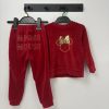 George Piros Minnie egér mintás melegítő együttes, lány (86-92)