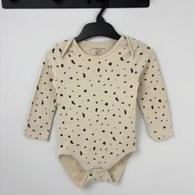 Fox & Bunny bézs pöttyös body 86