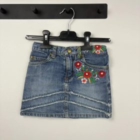 H&M - Kék virágos farmerszoknya (86)