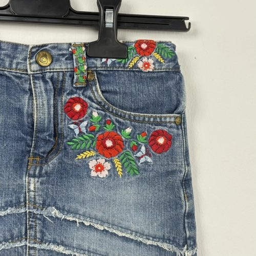 H&M - Kék virágos farmerszoknya (86)
