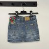 H&M - Kék virágos farmerszoknya (86)