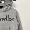 Benetton Szürke kapucnis fiú pulóver (104)
