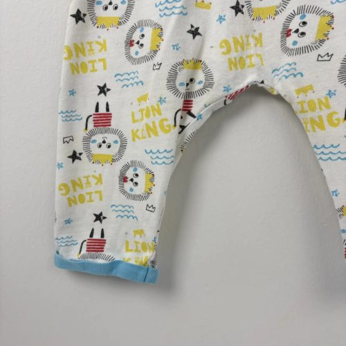 Mini World Fehér mintás leggings (80-86)