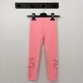 Little Kids Rózsaszín flamingós lány leggings (116)
