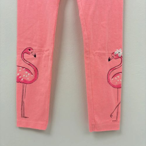 Little Kids Rózsaszín flamingós lány leggings (116)