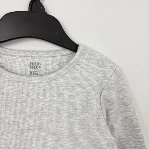 F&F szürke hosszú ujjú felső 92