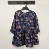 Mini Club Sötétkék virágos kislány ruha 86-92