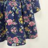 Mini Club Sötétkék virágos kislány ruha 86-92