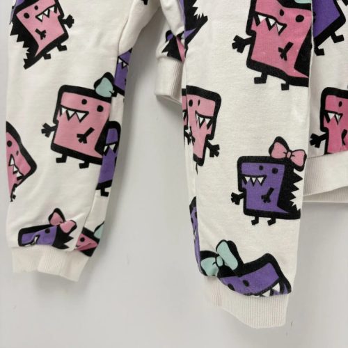 Kukukid Fehér dínós melegítő együttes (98)