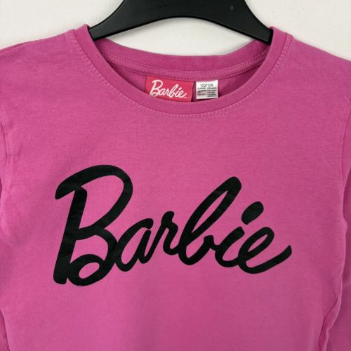 Barbie pink hosszú ujjú felső 122-128