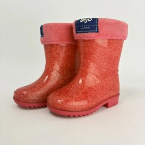 Bejo Rózsaszín mintás gumicsizma 22