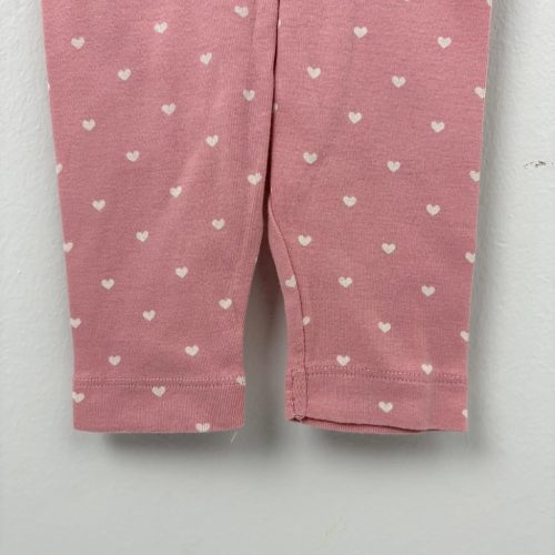 H&M Rózsaszín szívecskés pocaknadrág (62)