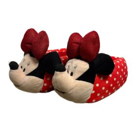 Disney, piros Minnie egér plüss mamusz, lány (30-31)