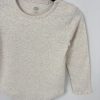 F&F bordázott törtfehér body 86