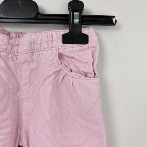 H&M Rózsaszín lány kordnadrág (74)