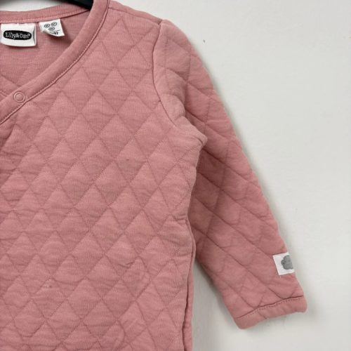 Lily & Dan Rózsaszín steppelt melegítő együttes, lány (86-92)