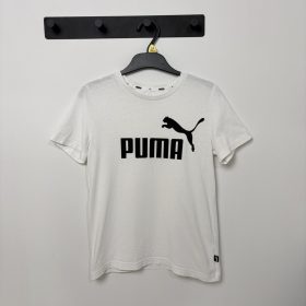 Puma Fehér fekete logós lány póló (140)