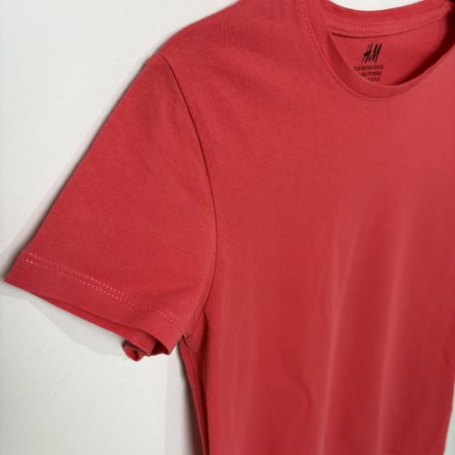 H&M Piros basic lány póló (134-140)