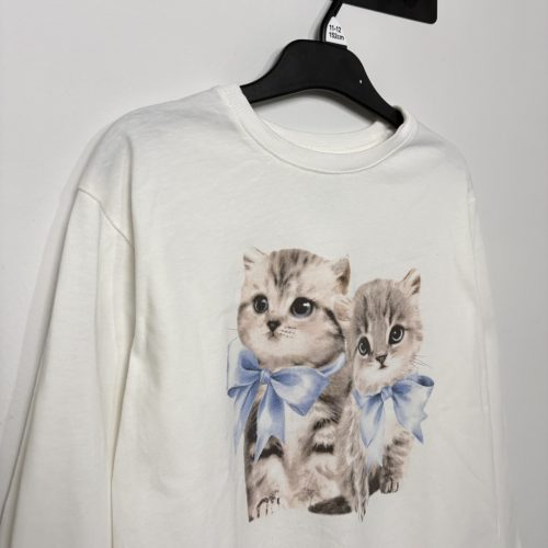 H&M Cicás mintás lány hosszú ujjú felső (134-140)
