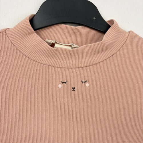 H&M vordázott mintás lány hosszú ujjú felső 134-140