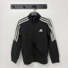 Adidas Fekete fiú fitnesz pulóver (122)
