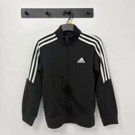 Adidas Fekete fiú fitnesz pulóver (122)